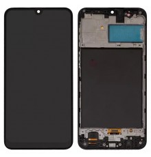 Дисплей для Samsung M215 Galaxy M21, M305 Galaxy M30, M307 Galaxy M30s, M315 Galaxy M31, черный, с рамкой, High Copy (OLED)