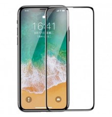 Защитное стекло для Apple iPhone X, iPhone XS, iPhone 11 Pro, 0.3mm, 5D, 9H, All-screen Arc-Surface Tempered Glass Film, Baseus (SGAPIPHX-KE01), черный