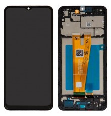 Дисплей для Samsung A045 Galaxy A04, чорний, з рамкою, Original (PRC)