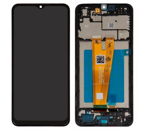 Дисплей для Samsung A045 Galaxy A04, черный, с рамкой, Original (PRC)
