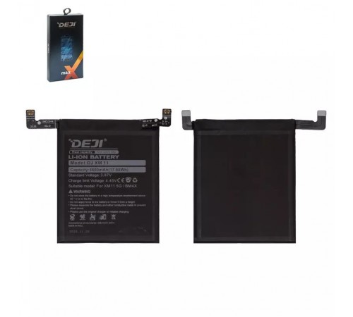 Аккумулятор Deji BM4X для Xiaomi Mi 11, Li-ion, 3,87 B, 4600 мАч