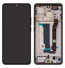 Дисплей для Xiaomi Poco X7 Pro, чорний, з рамкою, Original (PRC), 2412DPC0AG, 2412DPC0AI