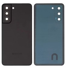 Задня панель корпусу для Samsung G990B Galaxy S21 FE 5G, сіра (Graphite) + скло камери