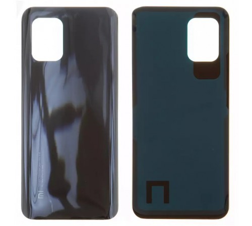 Задняя панель корпуса для Xiaomi Mi 10 Lite, Mi 10 Youth 5G, черная (Cosmic Gray), M2002J9G