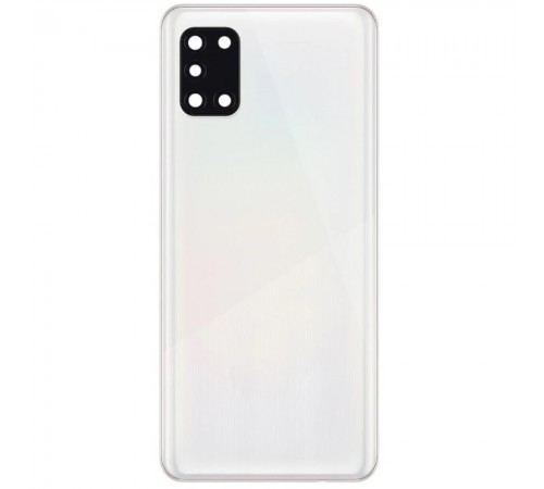 Задня панель корпусу для Samsung A315 Galaxy A31, біла (Prism Crush White) + скло камери