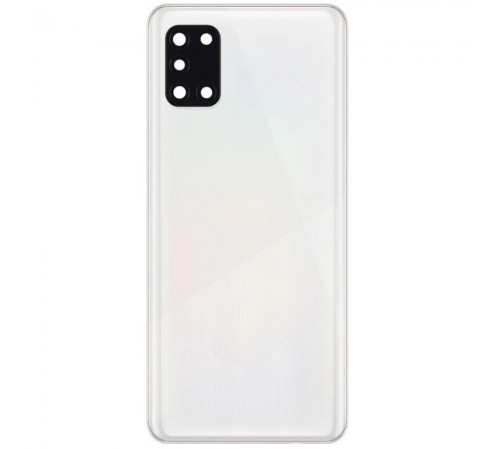 Задняя панель корпуса для Samsung A315 Galaxy A31, белая (Prism Crush White) + стекло камеры Задняя панель корпуса для Samsung A315 Galaxy A31, белая (Prism Crush White) + стекло камеры