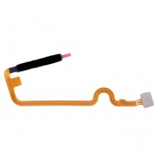 Шлейф для Tecno Spark 9 Pro (KH7n), сканера отпечатка пальца (Touch ID), черный (Quantum Black), Original (PRC)