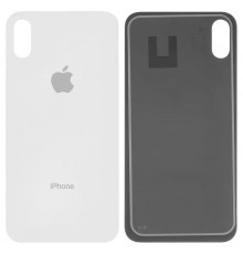 Задняя панель корпуса для iPhone X, белая, нужно снять стекло камеры, High Copy small hole