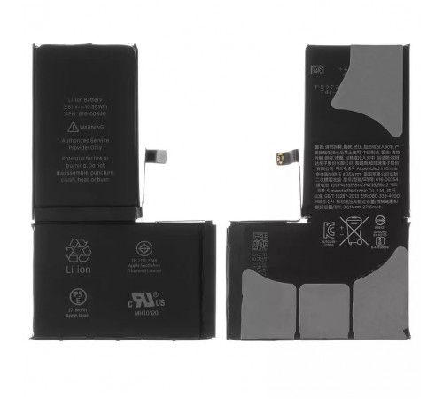 Акумулятор G-OCA Pro iPhone X, Li-ion, 3,81 В, 2716 мАг, Original (PRC), оригінальний IC, #616-00351/616-00347