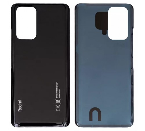 Задняя панель корпуса для Xiaomi Redmi Note 10 Pro, Redmi Note 10 Pro Max, черная (Dark Night)