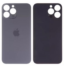 Задня панель корпусу для iPhone 13 Pro Max, сіра, потрібно зняти скло камери, Graphite, small hole