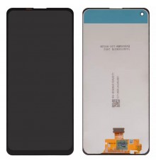 Дисплей для Samsung A217 Galaxy A21s, черный, без рамки, (Box)