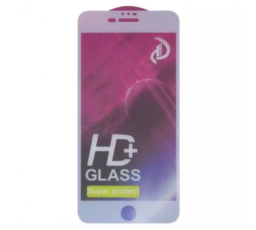 Защитное стекло ASP для Apple iPhone 7 Plus, iPhone 8 Plus, совместимо с чехлом, Full Glue, белый