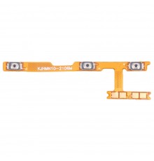 Шлейф для Xiaomi Poco M5s, Redmi Note 10, Redmi Note 10S, кнопки включения, кнопок громкости звука, Original (PRC)