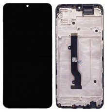 Дисплей для Infinix Note 11, чорний, з рамкою, Copy (TFT)