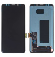 Дисплей для Samsung G960 Galaxy S9, черный, без рамки, Оригинал (переклеено стекло)