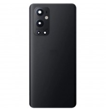 Задня панель корпусу для OnePlus 9 Pro, чорна (Stellar Black) + скло камери
