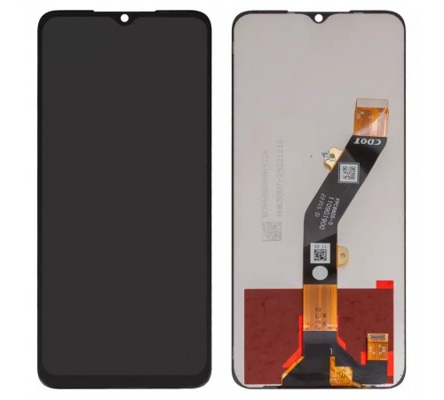 Дисплей для Tecno Pop 7 (BF6), Pop 7 Pro, Spark 10, Spark 10C, Spark Go (2023) (BF7); Infinix Smart 7 (X6515), Smart 7 HD (X6516), чорний, без рамки, Original (PRC), BF7, BF6, KI5q, KI5k, #FPC6605-05