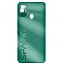 Задняя панель корпуса для Tecno Spark 7 (KF6), зеленая (Spruce Green)