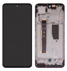 Дисплей для Motorola Moto G84, чорний, з рамкою, Original (PRC), XT2347