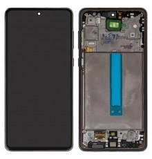 Дисплей для Samsung A736 Galaxy A73 5G, чорний, з рамкою, Original (PRC)