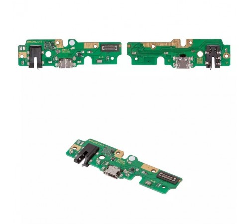 Шлейф для Tecno Spark 7 (KF6n), Spark 7T, Spark 8 (KG6), коннектора зарядки, микрофона, плата зарядки, Original (PRC)