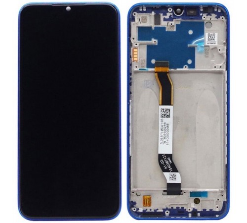 Дисплей для Xiaomi Redmi Note 8, чорний, Лого Redmi, синій (Neptune Blue), з рамкою, High Copy Дисплей для Xiaomi Redmi Note 8, чорний, Лого Redmi, синій (Neptune Blue), з рамкою, High Copy