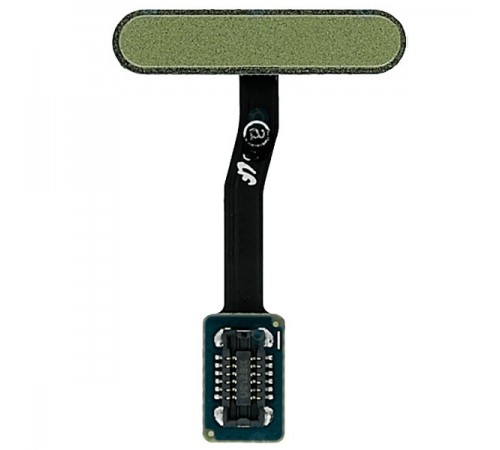 Шлейф для Samsung G970 Galaxy S10e, кнопки увімкнення, сканера відбитка пальця (Touch ID), зелений (Prism Green), Original (PRC)