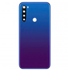 Задня панель корпусу для Xiaomi Redmi Note 8T, синя (Starscape Blue) + скло камери