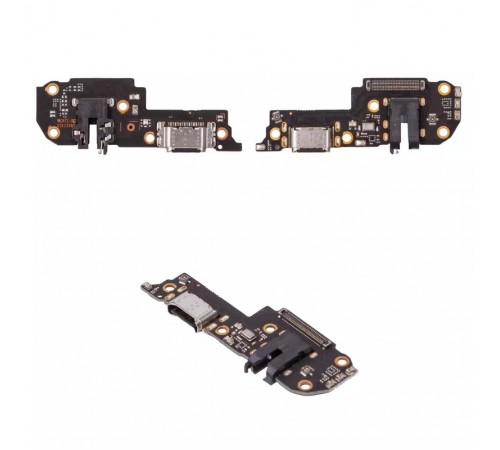 Шлейф для Oppo A53 5G, A72 5G, конектора зарядки, конектора навушників, мікрофона, плата зарядки, Copy