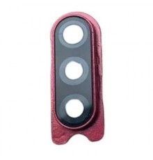 Стекло камеры для Samsung A207 Galaxy A20s, красное, с рамкой