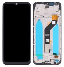Дисплей для Tecno Spark 6 Go (KE5J), Spark Go (2020) (KE5S), черный, с рамкой, High Copy, p/n: 1650CBAPU-5U2