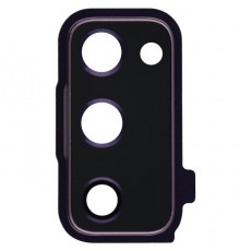 Скло камери для Samsung G780 Galaxy S20 FE, G781, фіолетове (Cloud Lavender), з рамкою