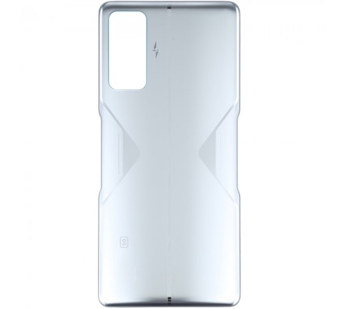 Задняя панель корпуса для Xiaomi Poco F4 GT, серебристая (Knight Silver), глянцевая, Copy