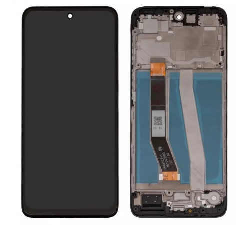 Дисплей для Motorola Moto G14 PAYF0010IN, черный, с рамкой, High Copy FPC6527