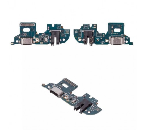 Шлейф для Realme 9i 5G, C35, Narzo 50, Narzo 50A, коннектора наушників, коннектора зарядки, з мікрофоном, з компонентами, Copy, плата зарядки