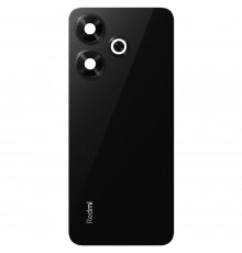 Задняя панель корпуса для Xiaomi Redmi 13, черная (Midnight Black) + стекло камеры