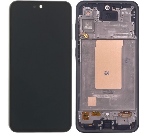 Дисплей для Samsung A366 Galaxy A36, з рамкою, чорний (Black), Copy (TFT)