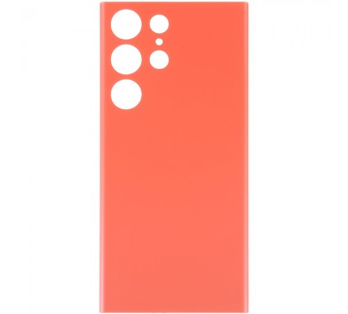 Задняя панель корпуса для Samsung S918 Galaxy S23 Ultra, красная (Red)