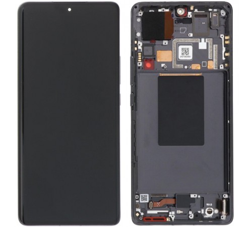 Дисплей для Xiaomi 12 Pro, Xiaomi 12S Pro, серый (Gray), с рамкой, Original (PRC), 2201122C, 2201122G