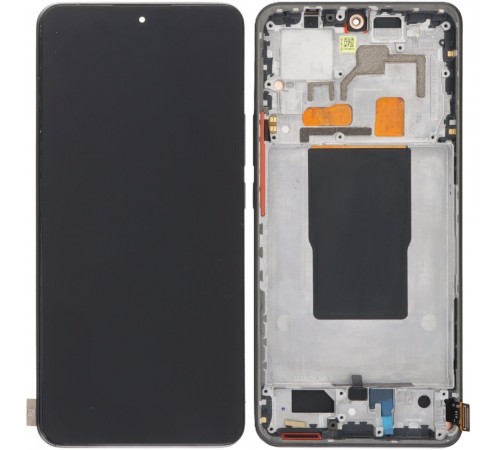 Дисплей для Xiaomi 12T, 12T Pro, черный, с рамкой, Original (PRC), 22071212AG, 22081212UG, 22081212G