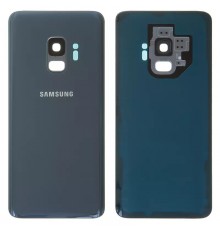Задняя панель корпуса для Samsung G960F Galaxy S9, серая (Titanium Gray) + стекло камеры, полная, Original (PRC)