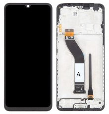 Дисплей для Xiaomi Poco C75, Redmi 14C 4G, Redmi A4, черный, с рамкой, Original (PRC), 2411DRN47C, 2409BRN2CA, 2409BRN2CG, 2409BRN2CY