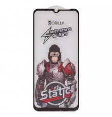 Захисне скло для Samsung A145 Galaxy A14, A146 Galaxy A14 5G, A226 Galaxy A22 5G, сумісне з чохлом, Full Glue, Anti-Static, чорний, gorilla