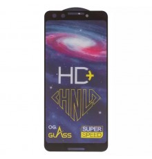 Защитное стекло ASP для Google Pixel 3, 0,33 мм 9H, совместимо с чехлом, Full Glue, черный, HD+