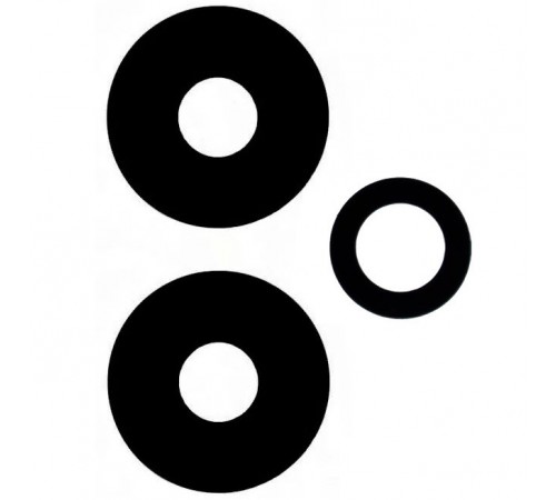 Стекло камеры для Xiaomi Redmi Note 13 Pro Plus, без рамки, комплект 3 шт.