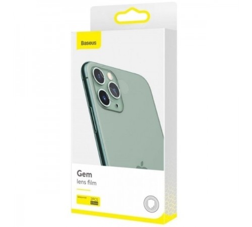 Защитное стекло камеры для Apple iPhone XS Max, iPhone 11 Pro Max, Gem Lens Film, Baseus (SGAPIPH58S-JT02)