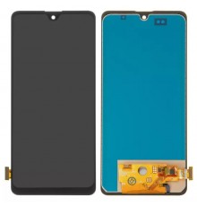 Дисплей для Samsung A515 Galaxy A51, чорний, без рамки, Copy (TFT)