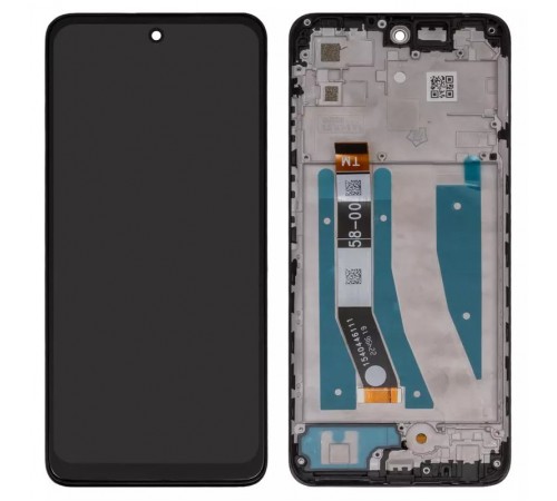 Дисплей для Motorola Moto G32, чорний, з рамкою, High Copy 1540446111