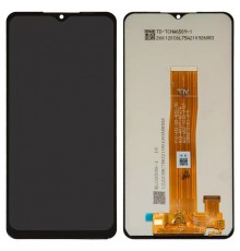 Дисплей для Samsung A022F Galaxy A02, A125F Galaxy A12, A127 Galaxy A12 Nacho, A326 Galaxy A32 5G, M022 Galaxy M02, M127 Galaxy M12, M326 Galaxy M32 5G, чорний, Best copy, без рамки, Copy